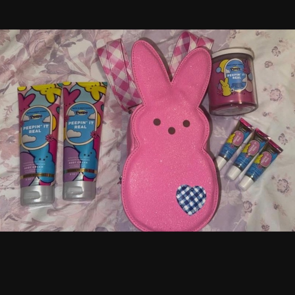 Bath and Body Works PEEPS Collection - Lotions, Purse, Glosses and Candle - NEW!